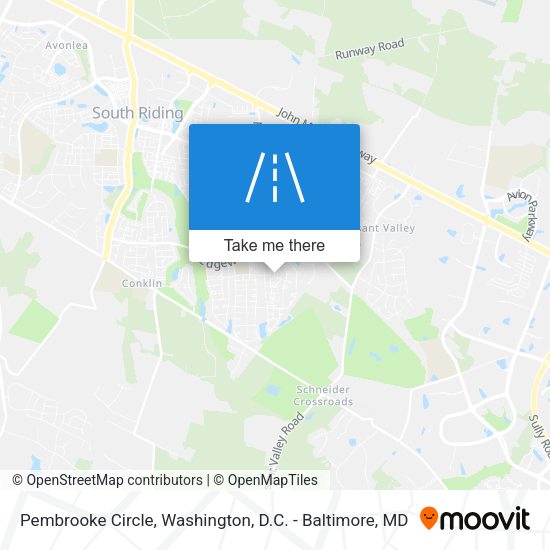 Mapa de Pembrooke Circle