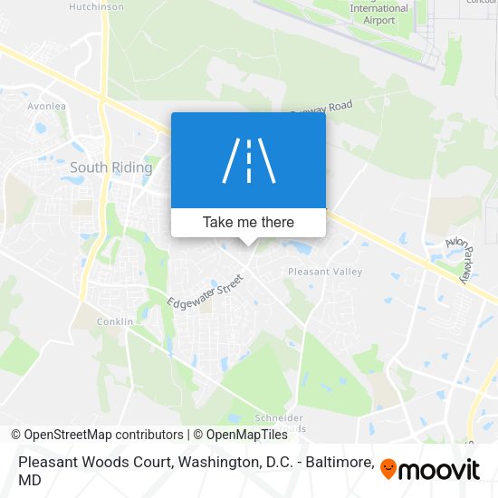 Mapa de Pleasant Woods Court