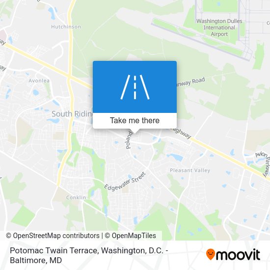 Mapa de Potomac Twain Terrace