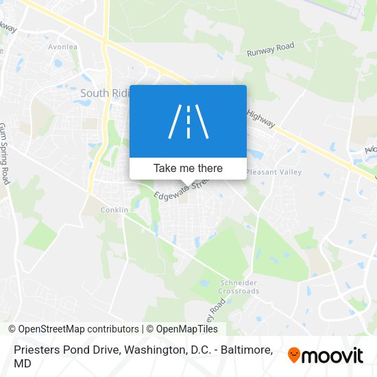 Mapa de Priesters Pond Drive