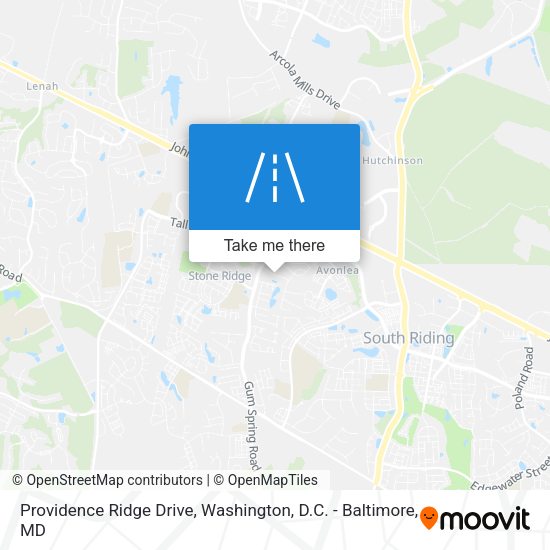 Mapa de Providence Ridge Drive