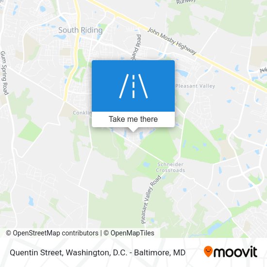 Quentin Street map