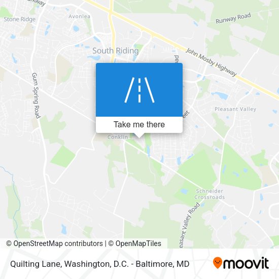 Mapa de Quilting Lane