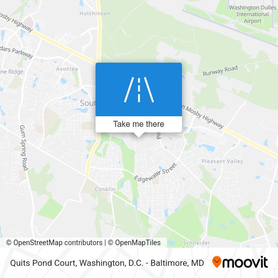 Quits Pond Court map