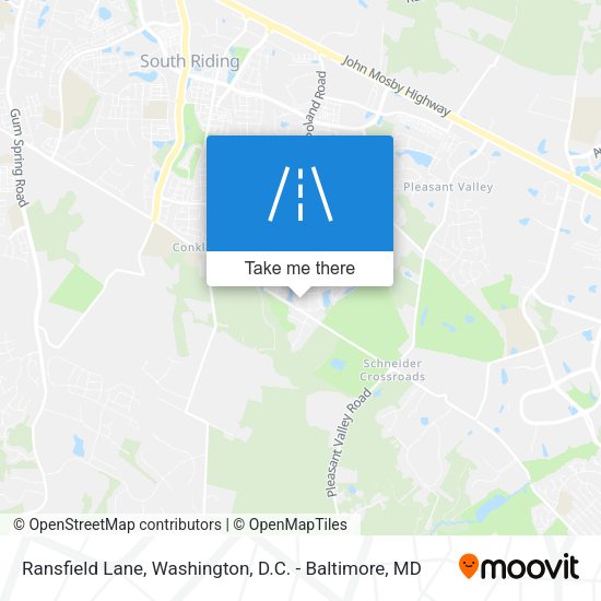 Ransfield Lane map
