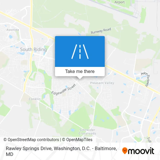 Rawley Springs Drive map