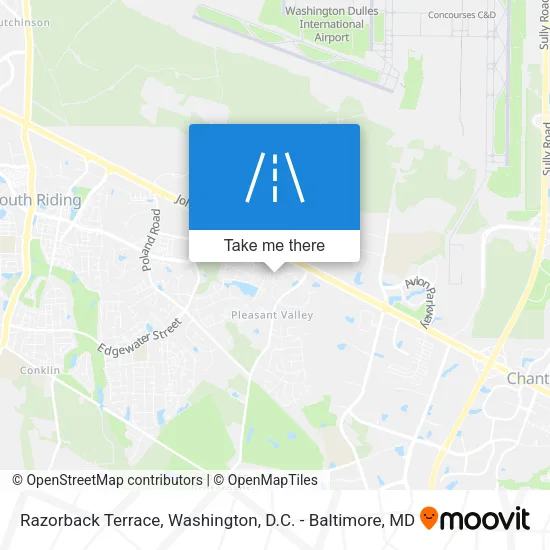 Razorback Terrace map