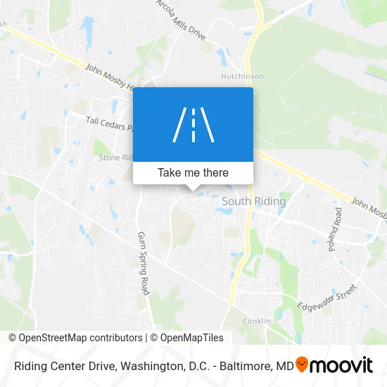 Riding Center Drive map