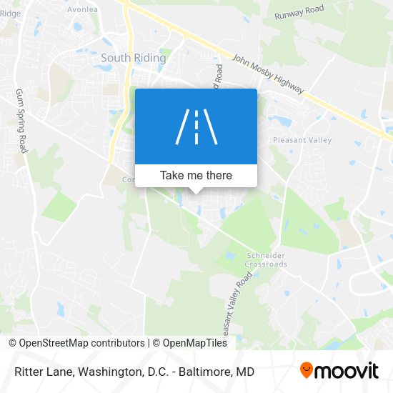 Ritter Lane map