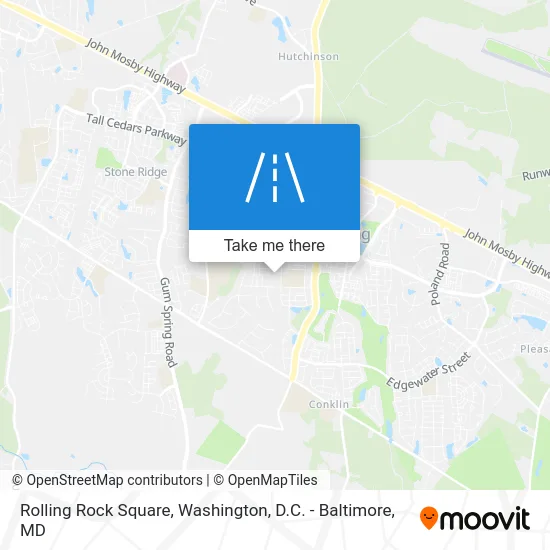 Rolling Rock Square map