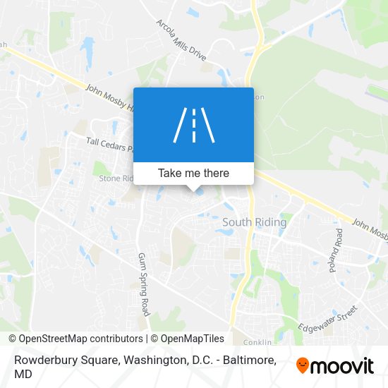 Mapa de Rowderbury Square
