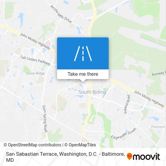 San Sabastian Terrace map