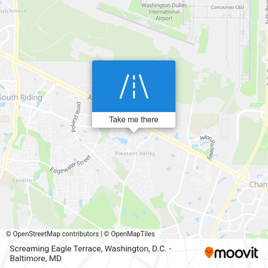 Screaming Eagle Terrace map