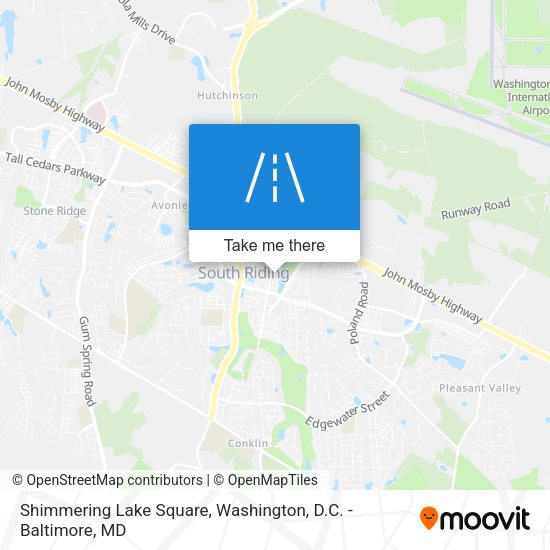 Shimmering Lake Square map