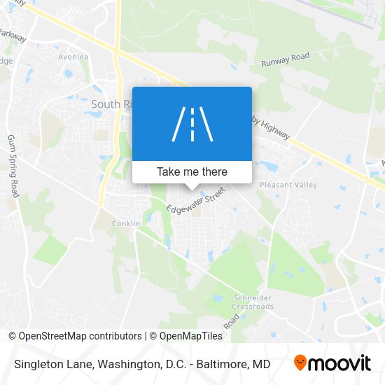 Singleton Lane map