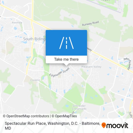 Spectacular Run Place map