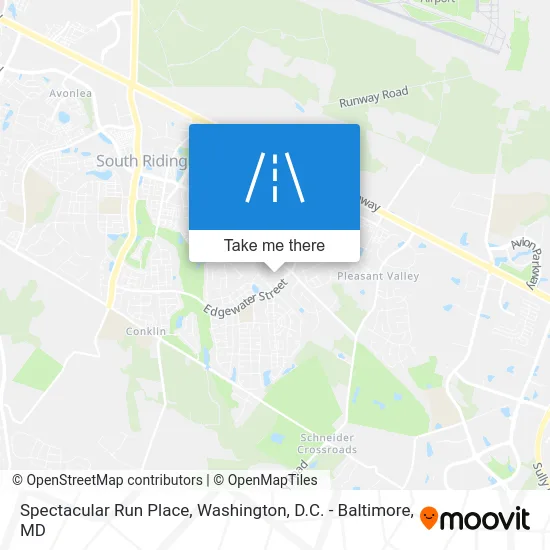 Spectacular Run Place map