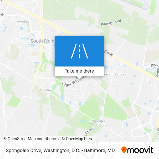 Springdale Drive map