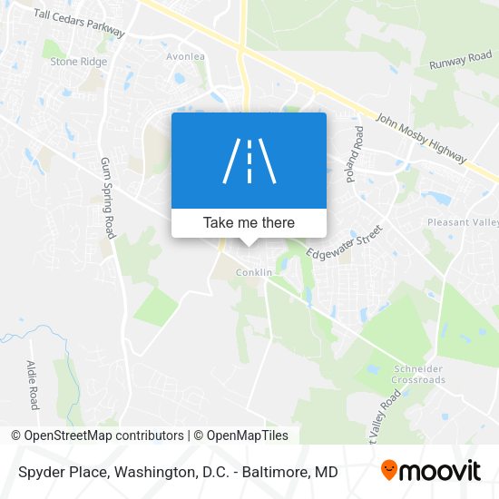 Spyder Place map