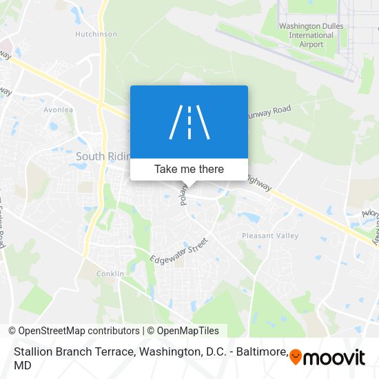 Stallion Branch Terrace map