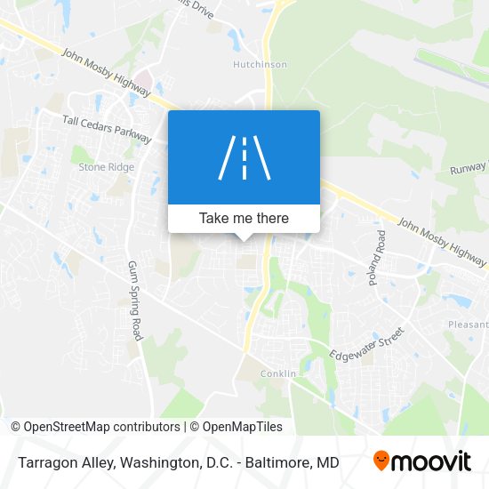 Tarragon Alley map