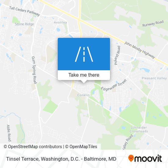 Mapa de Tinsel Terrace