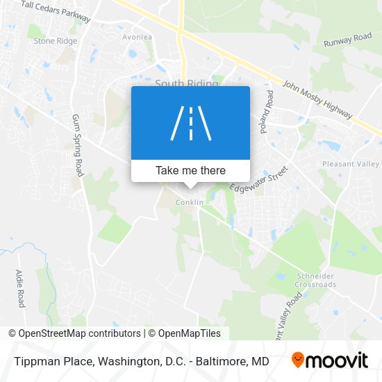 Mapa de Tippman Place