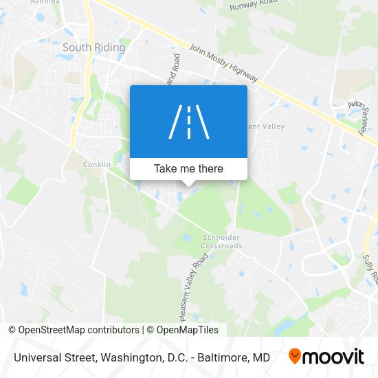 Mapa de Universal Street