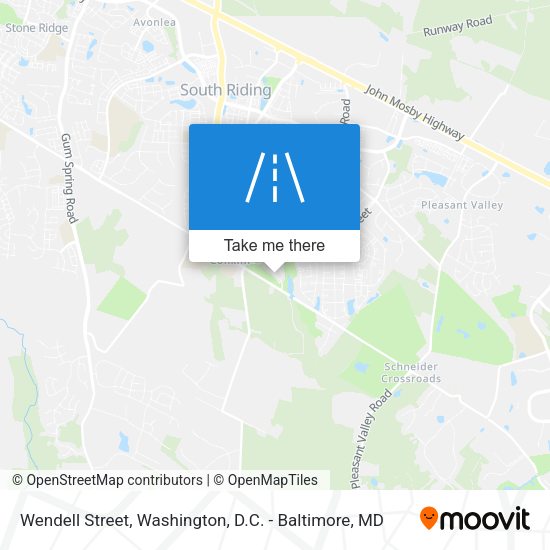 Wendell Street map