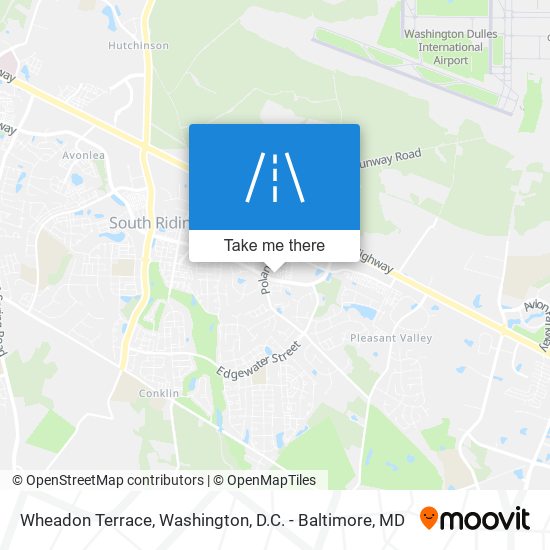 Wheadon Terrace map