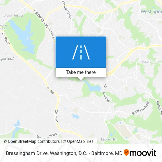Bressingham Drive map