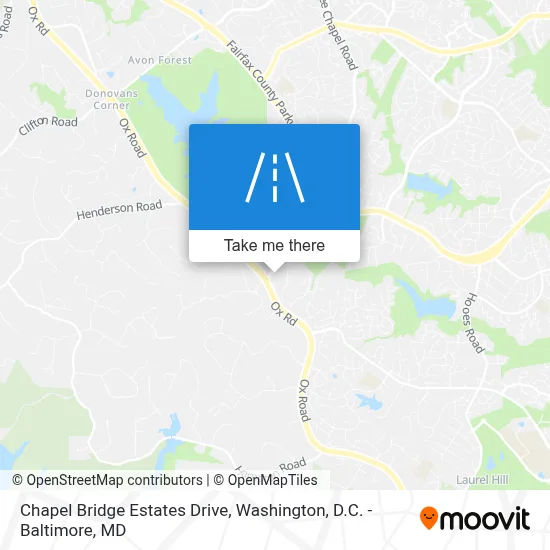 Chapel Bridge Estates Drive map