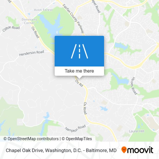 Mapa de Chapel Oak Drive