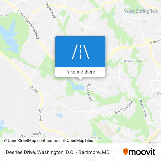 Deerlee Drive map