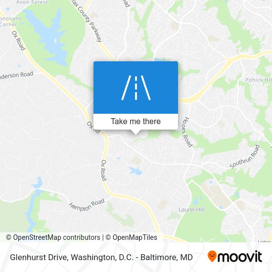 Glenhurst Drive map