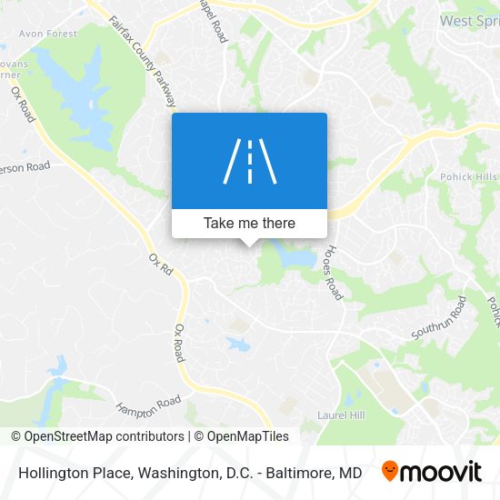 Mapa de Hollington Place