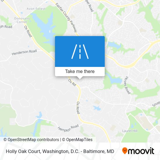 Holly Oak Court map