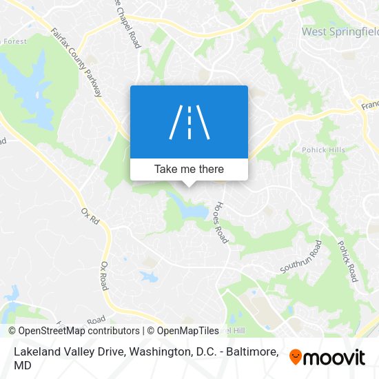 Mapa de Lakeland Valley Drive