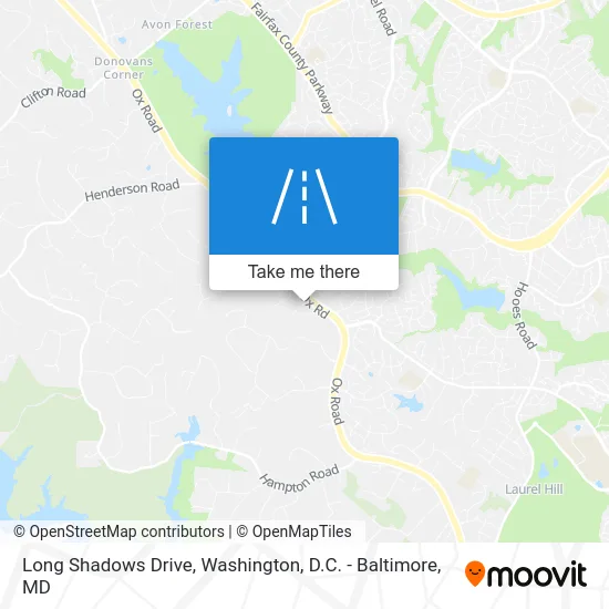 Long Shadows Drive map