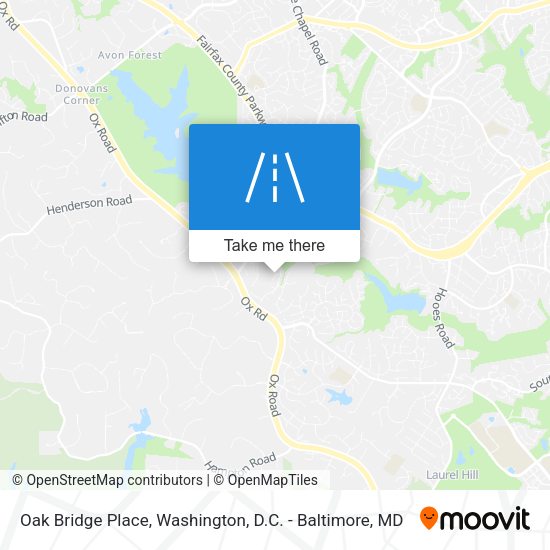 Oak Bridge Place map