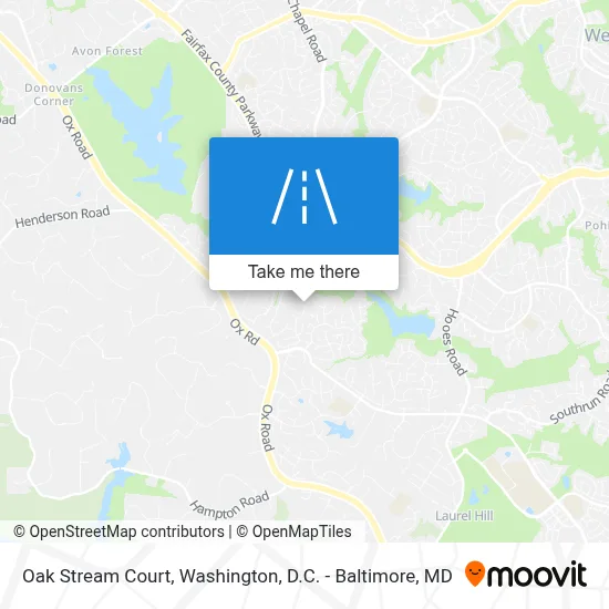 Oak Stream Court map