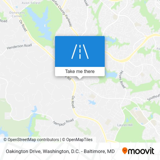 Mapa de Oakington Drive
