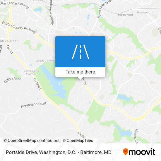 Portside Drive map