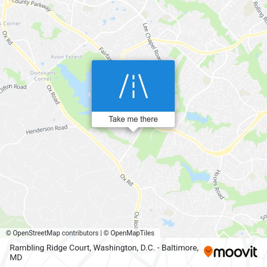 Mapa de Rambling Ridge Court