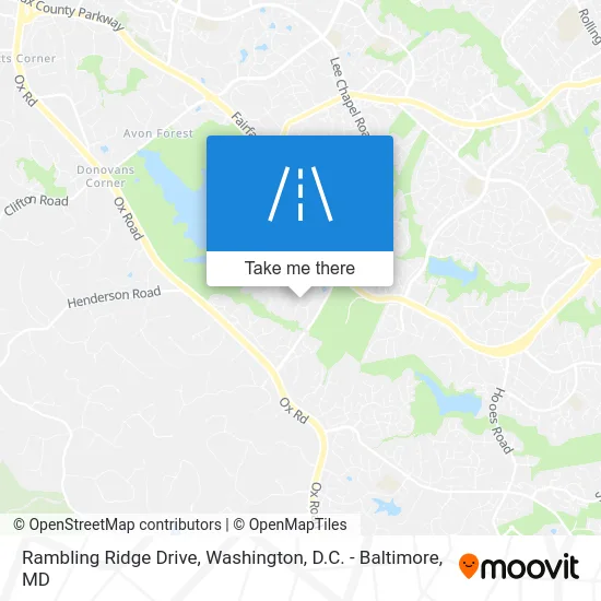 Rambling Ridge Drive map