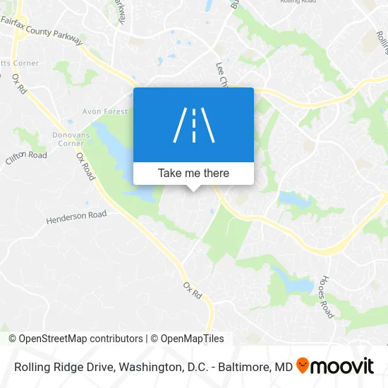 Rolling Ridge Drive map