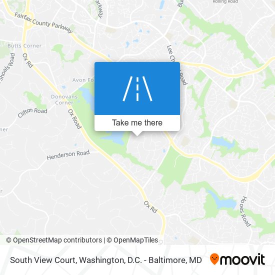 South View Court map