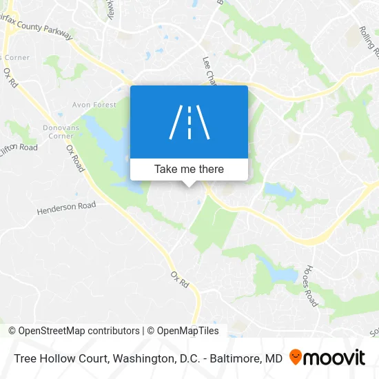 Tree Hollow Court map