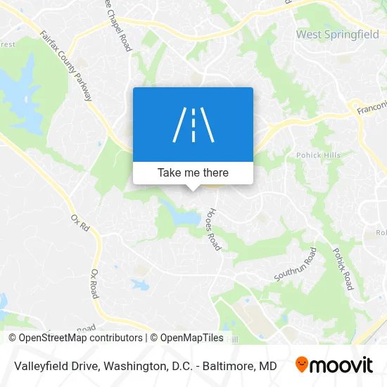 Valleyfield Drive map