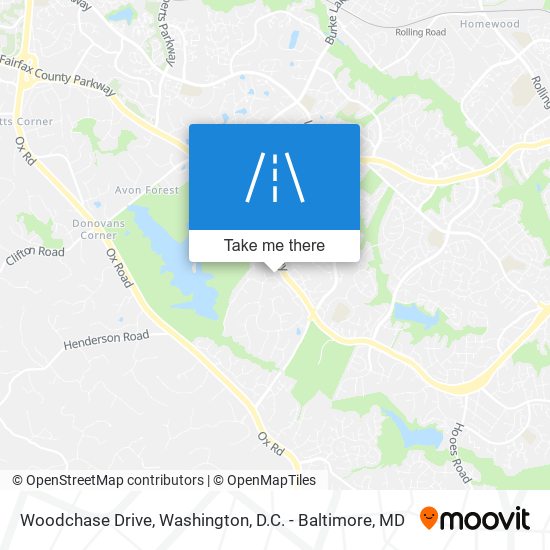 Mapa de Woodchase Drive